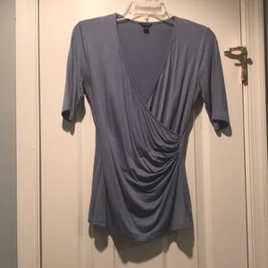 Ann Taylor Short sleeve v-neck blouse